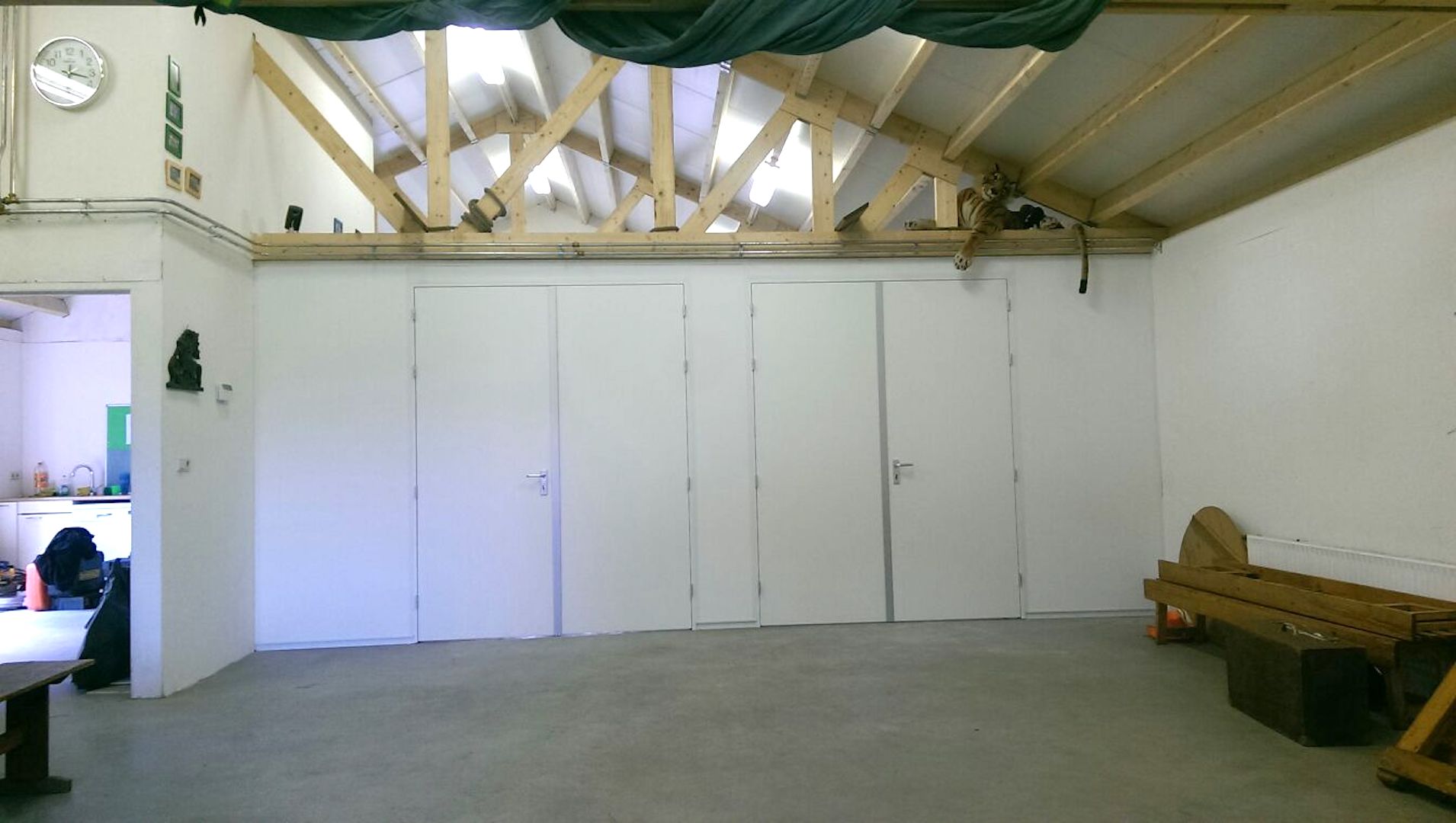 DUBBELE DEUREN MET HPL WIT